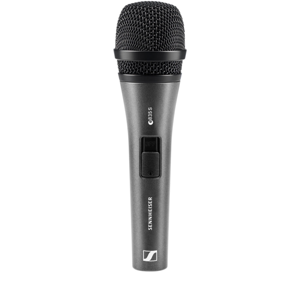 Sennheiser E835S Handheld Cardioid Microphone with Clip and On/Off Switch-microphone-Sennheiser-Hermes Music